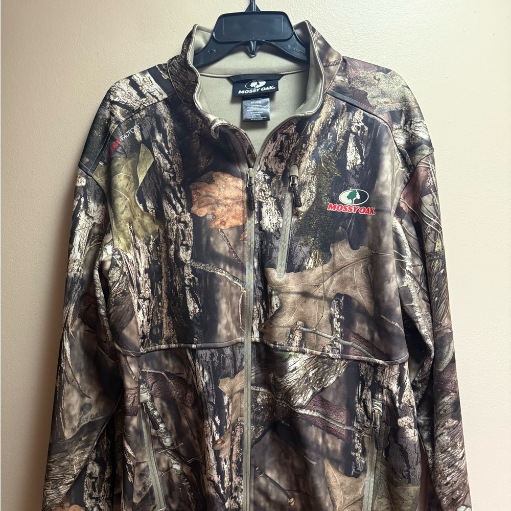 Mossy Oak Camo Softshell Hunting Jacket XL‎ Scent Factor